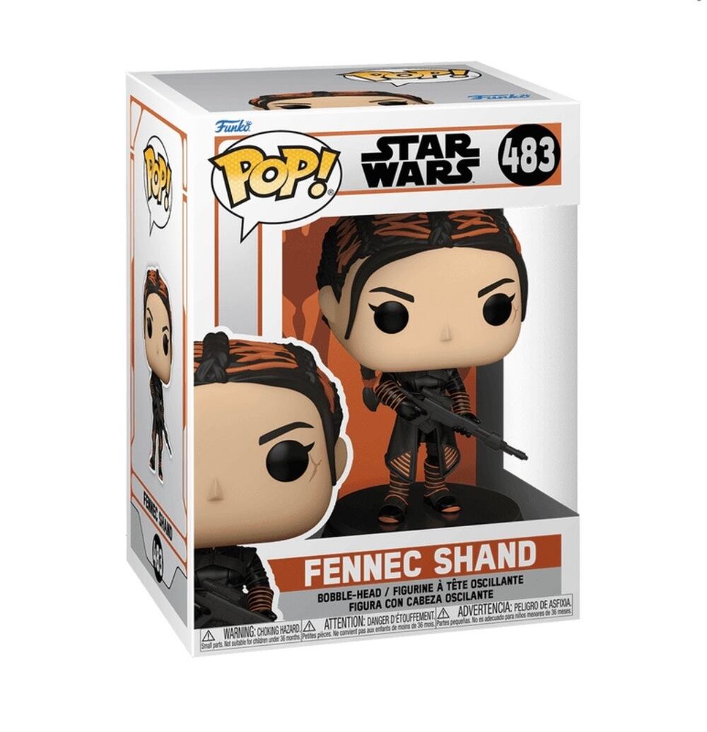 Fennec Shand Funko Pop #483 Bobble-Head Star Wars Disney Movie NIB